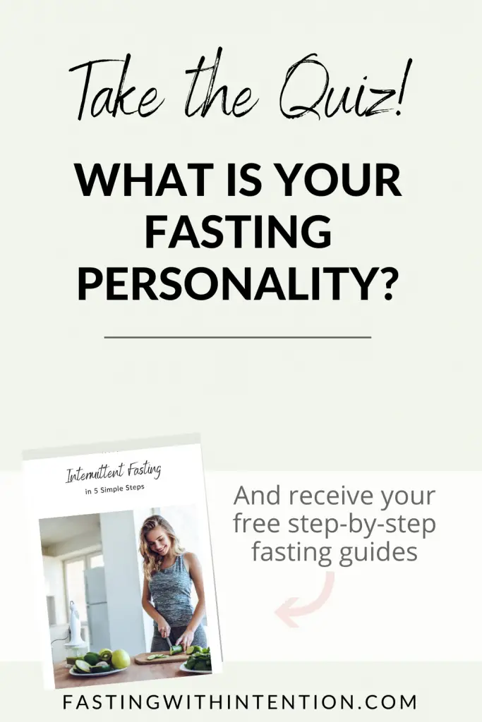What is your fasting personality Quiz