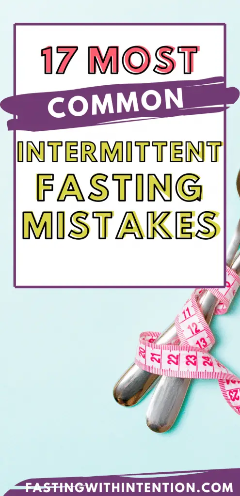 intermittent fasting mistakes