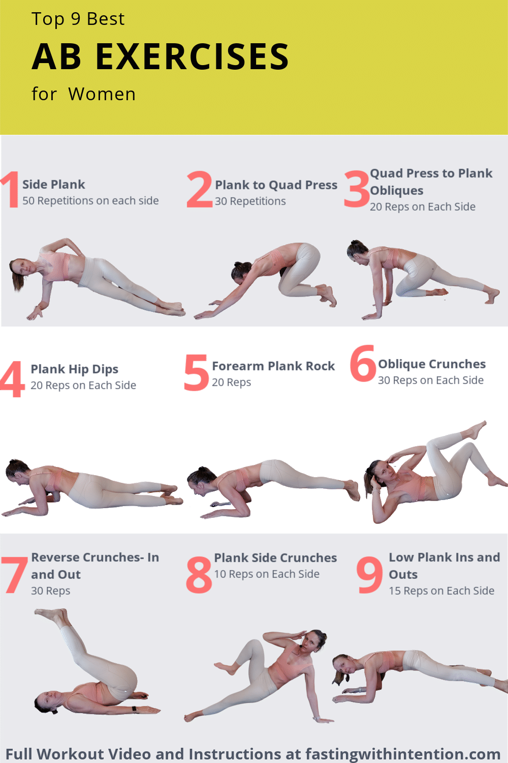 Top 9 Best Ab Exercises for Women (Bodyweight, Circuit-Syle ...