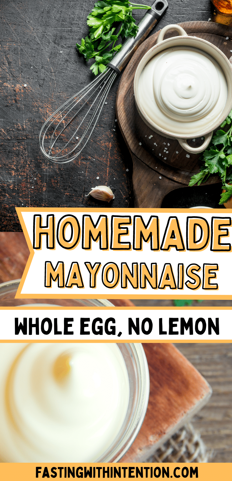 Homemade Mayonnaise Recipe (Whole Eggs, No Lemon Juice) Empowered