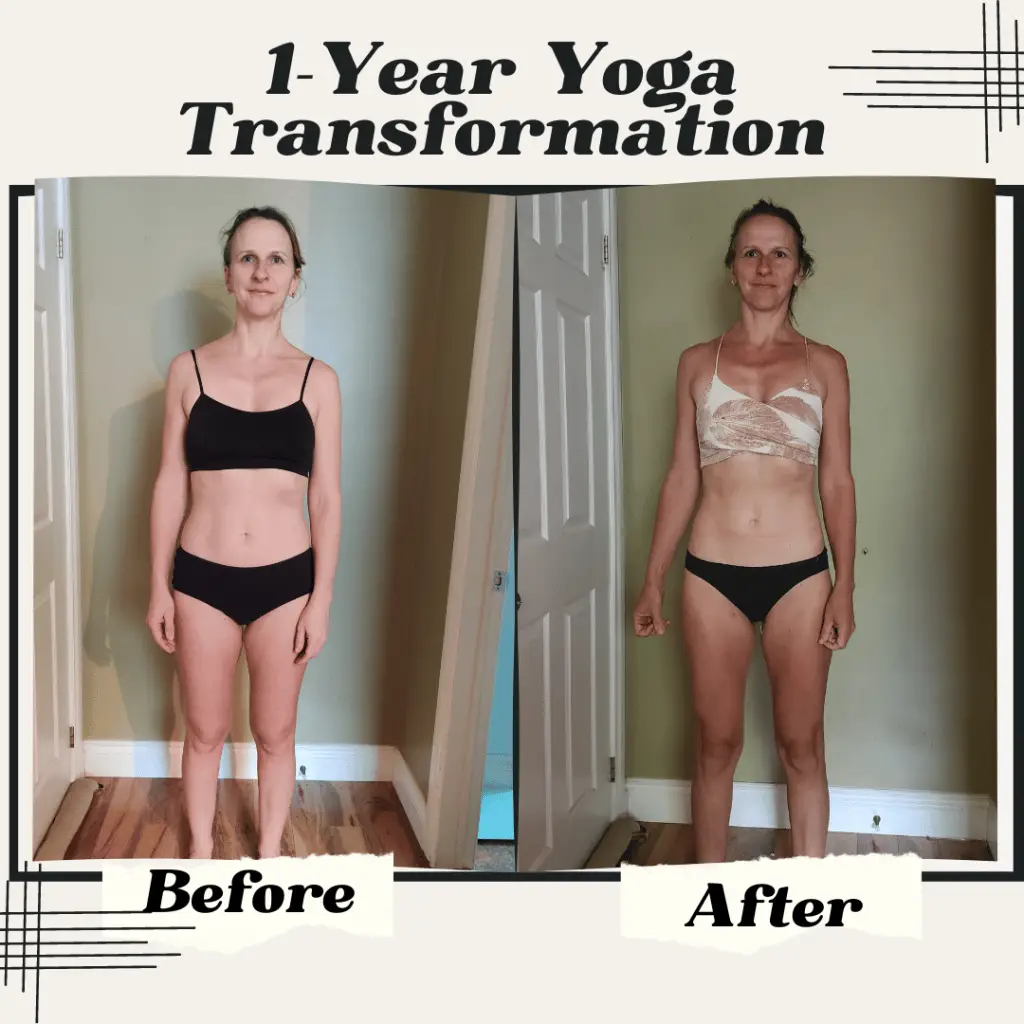 before after picture warrior diet and yoga