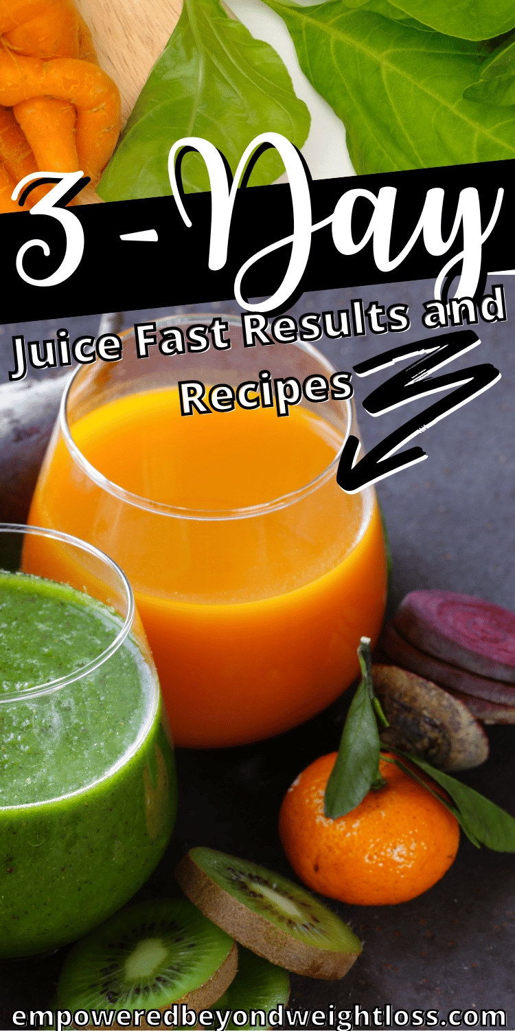 Juice Fast for 3 Days (My Recipes and My Results) Empowered Beyond