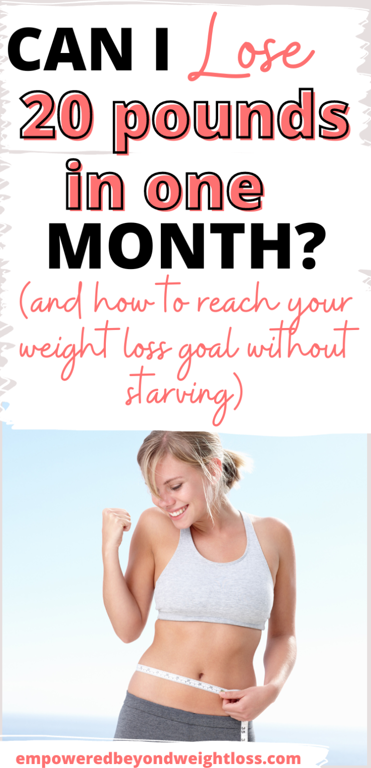 Can An Obese Person Lose 20 Pounds In A Month